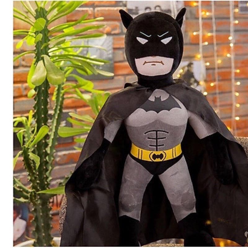 Đồ chơi thú nhồi bông - gấu bông siêu nhân Batman 50cm quà tặng cho bé trai