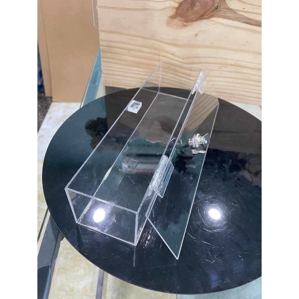 Hộp mica có nắp kèm ổ khóa, hộp đựng thực phẩm, cất giữ trang sức, nhiều kích thước