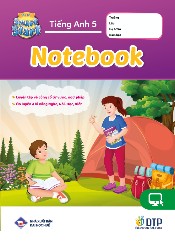 Combo Tiếng anh 5 I-learn smart start Student's cards + notebook