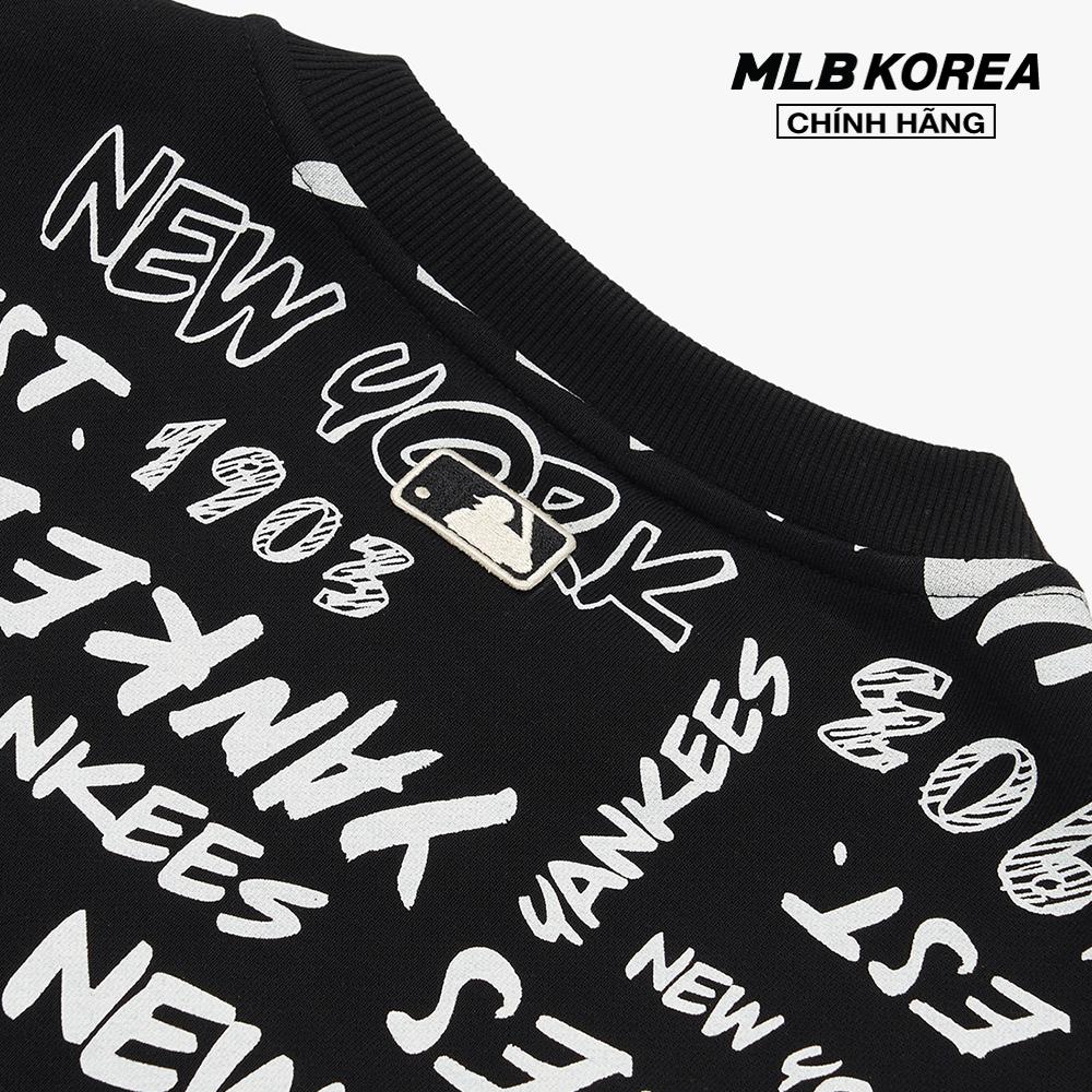 MLB - Áo sweatshirt tay dài cổ tròn Grafitti Allover Mega Overfit 3AMTZ0124