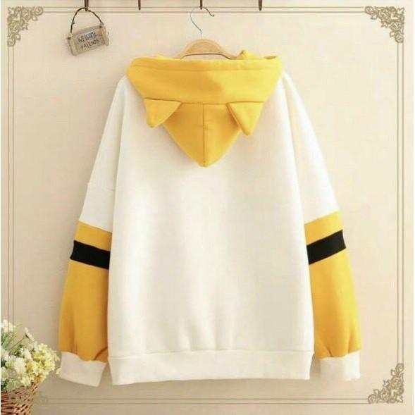 Nikafashion Áo Hoodie Nón Unisex Nam Nữ Chất Vải Nỉ Freesize 1 kích cỡ Form Dáng Rộng Dưới 65kg Mặc Đẹp S.H.I.B.A