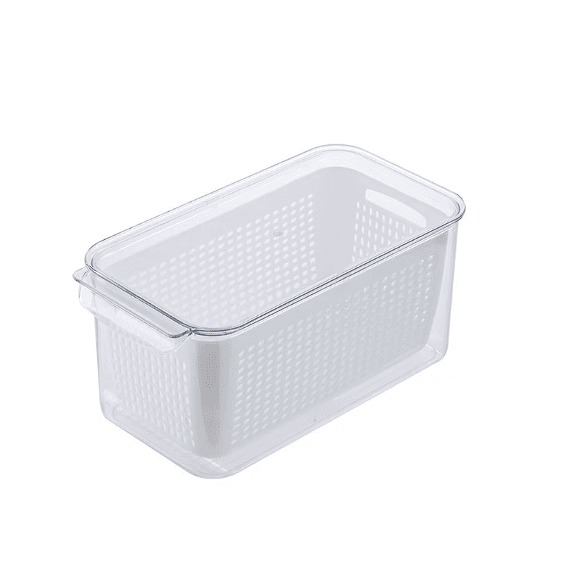 Bộ 2 Hộp Nhựa Kèm Rổ Bảo Quản Thực Phẩm