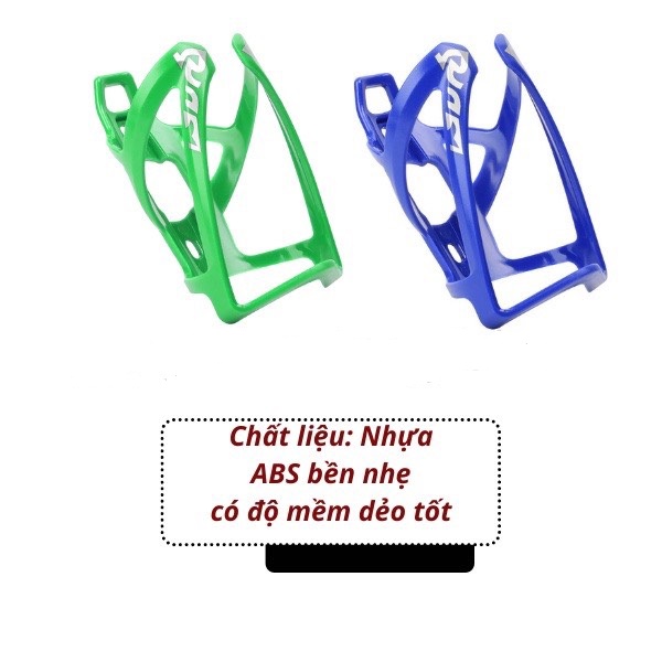 Giá đỡ bình nước, giá đựng bình nước xe đạp nhựa ABS chắc chắn bền đẹp kiểu dáng thời trang, thể thao