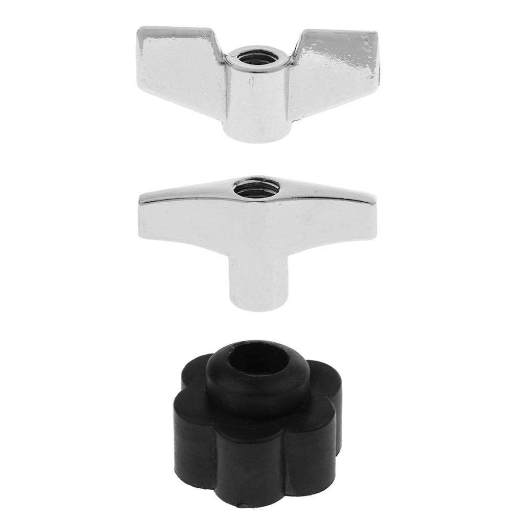 Quick Release Drum Cymbal Stand Wing Nut Cymbal Replacement Silver