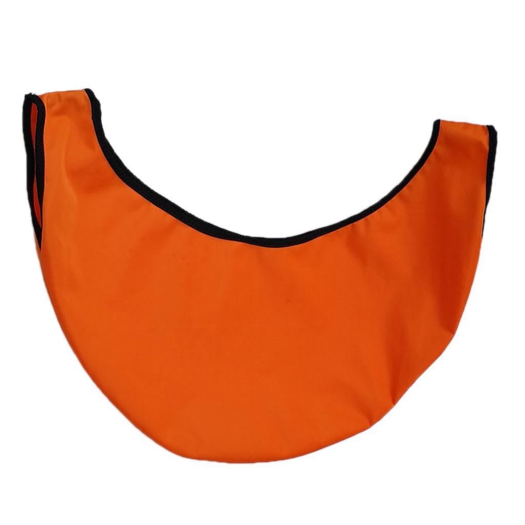 2 Pieces Premium Bowling Ball Carrier Polisher Cleaner Red & Orange