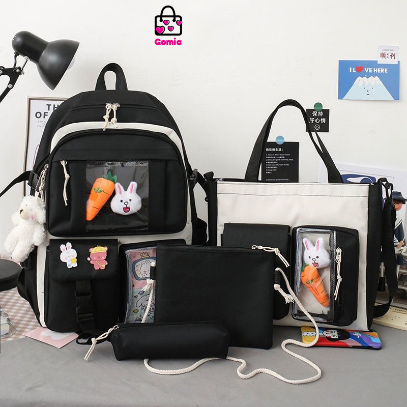 Balo chống nước phong cách Hàn Quốc Ulzzang trẻ trung năng động sành điệu đi học đi chơi GOMIA BL5072