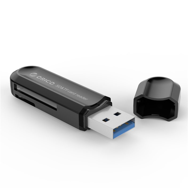 Đầu đọc thẻ nhớ SD/TF USB 3.0 Orico CRS21 - Hàng nhập khẩu