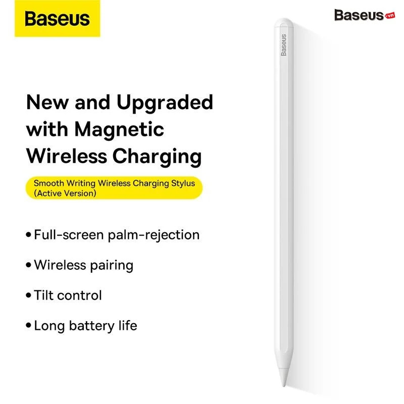 Bút Cảm Ứng Baseus Pencil 2 Smooth Writing Wireless Charging Stylus Dùng Cho iPad - hàng chính hãng