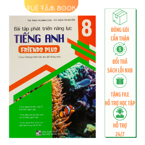 Sách - Bài tập phát triển năng lực Tiếng Anh 8 (Friend Plus)