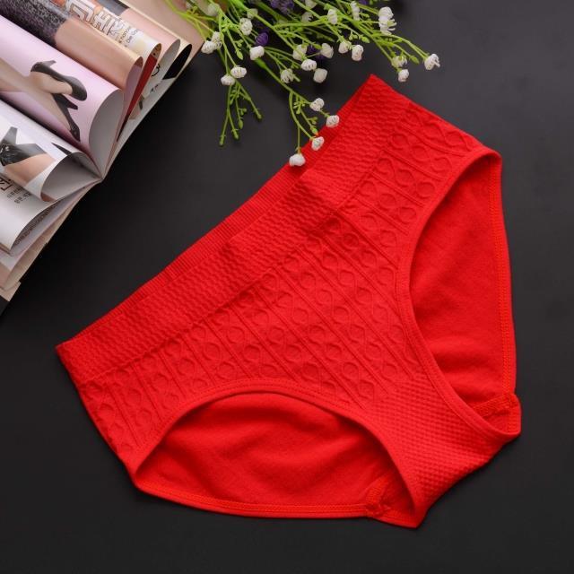 Quần Lót Cotton Hoa Nổi co giãn 4 Chiều