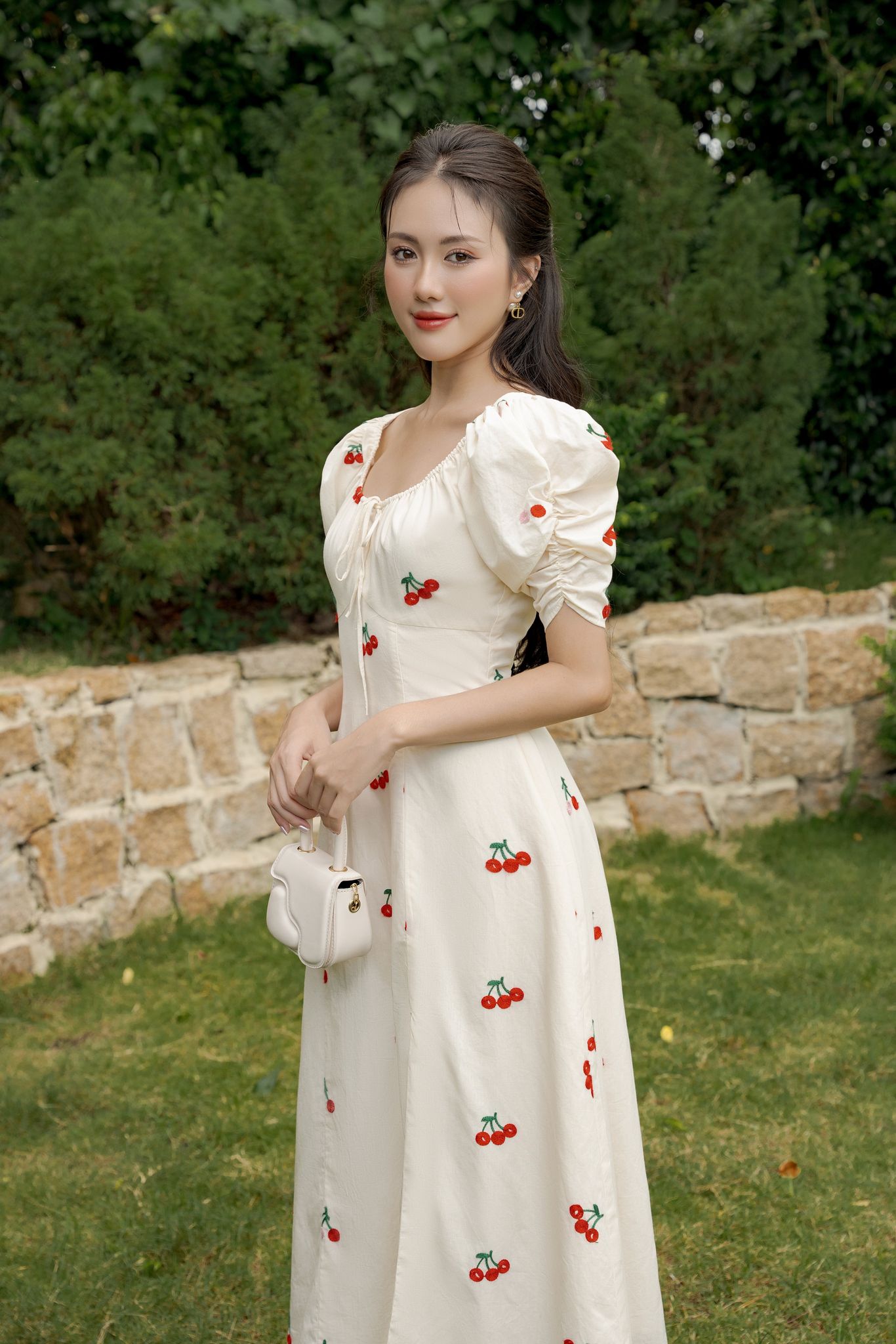 OLV - Đầm Jasmine Puff Sleeve Dress