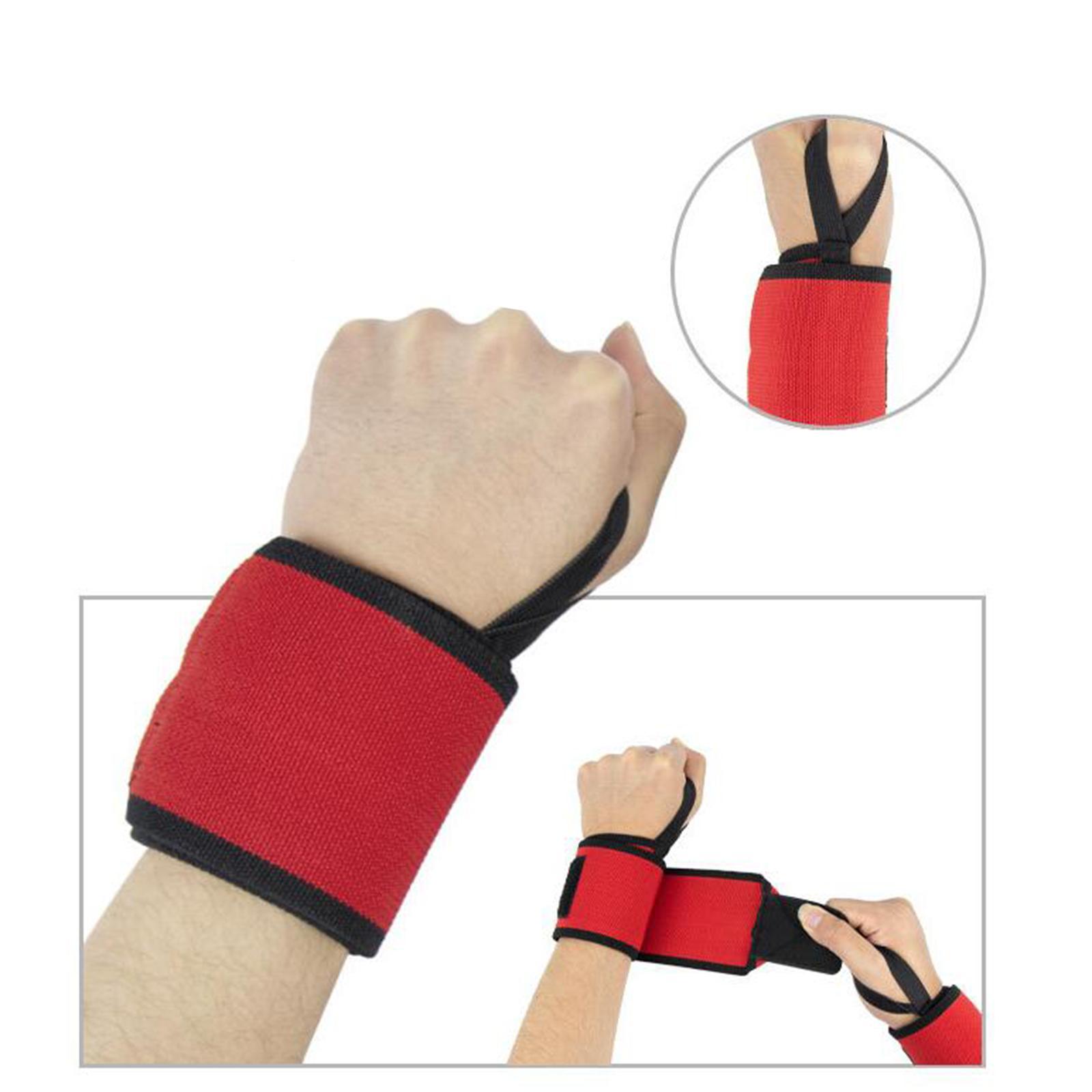 Wrist Wraps Weightlifting Unisex for Strength Training Weight Bearing Strain