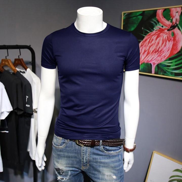 Áo Thun Nam Trơn Cổ Tròn Style