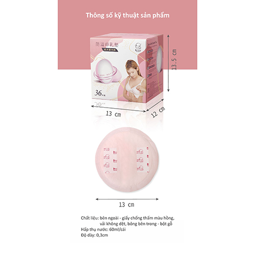 Miếng Lót Thấm Sữa 36 Cái/Hộp KuKu Duckbill