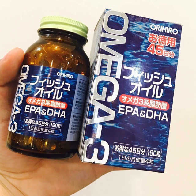 Thực Phẩm Chức Năng Dầu Cá Omega -3 Orihiro Nhật Bản