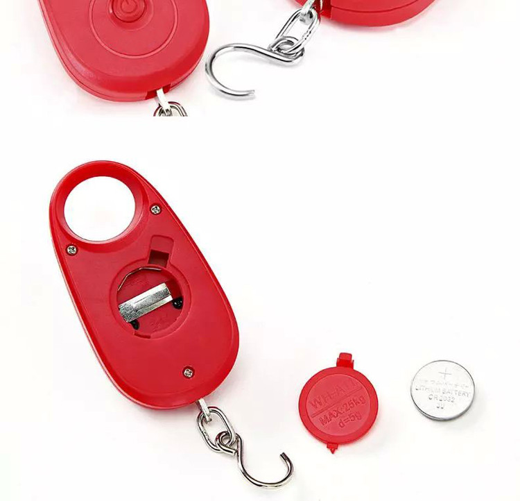 Cân móc treo max 25kg tiện dụng, tự động tắt sau 1 phút