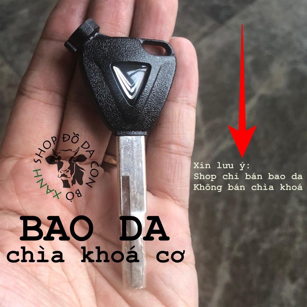 Bao da dành cho chìa khoá Xe điện Vinfast Klara, Remote tìm xe chống trộm handmade da thật