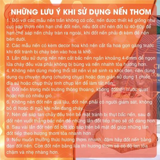 Nến thơm nắp tượng ông già noen