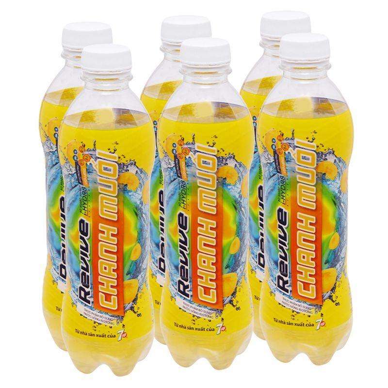Lốc 6 Chai Nước Bù Khoáng Revive Chanh Muối 390mlChai-8934588184031