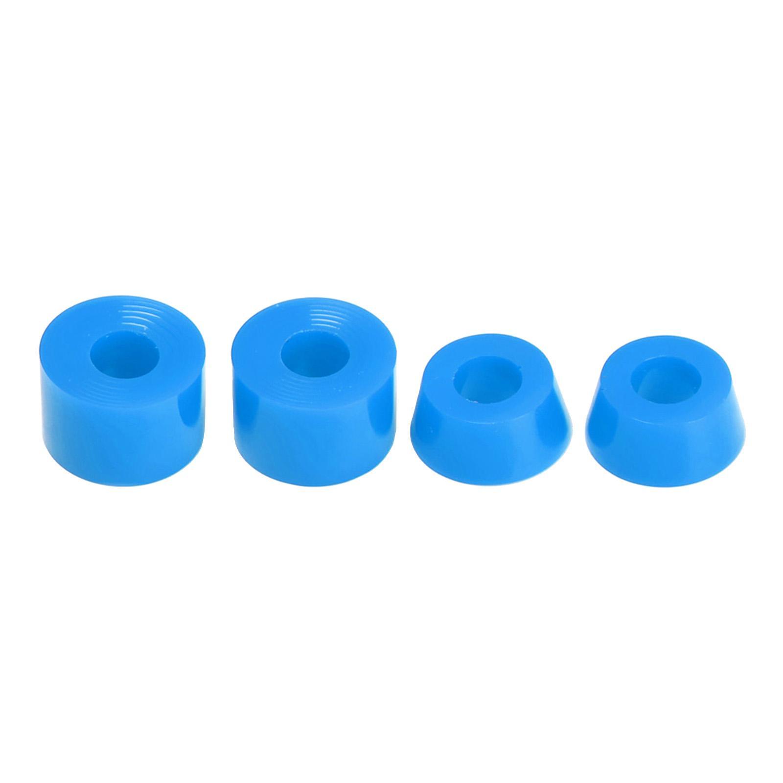 4x 92A Skateboard Truck Bushing Longboard Replacement Bushings Blue