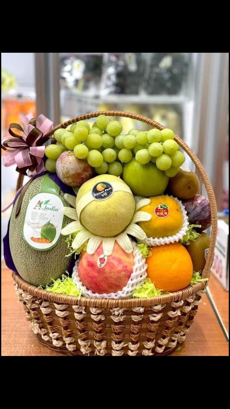 Giỏ quà trái cây cao cấp lớn - QTTCL9