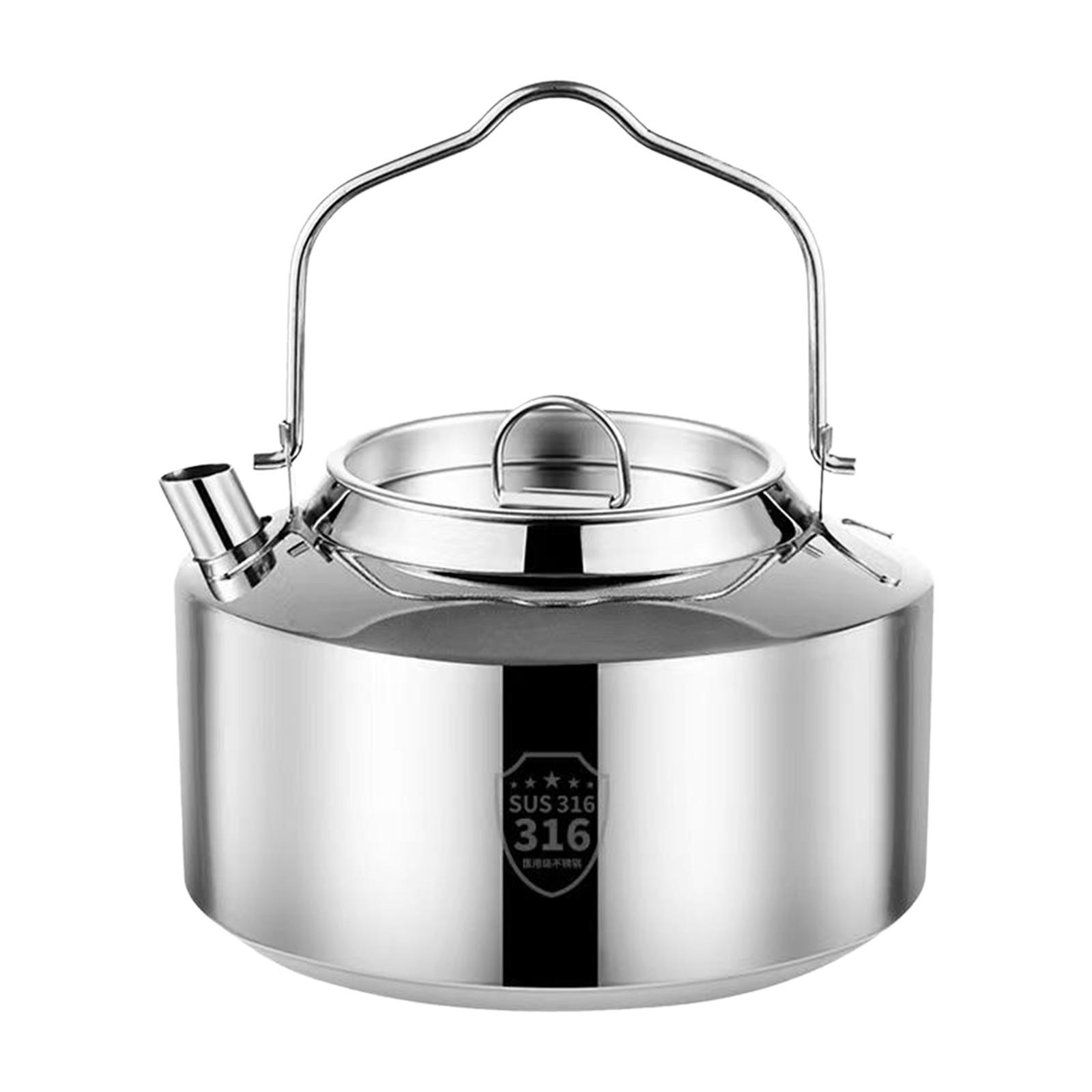 Camping Water Kettle Coffee Pot Mountaineering Camp Hiking Travel Tea Kettle
