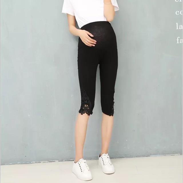 Quần ngố bầu ren gấu