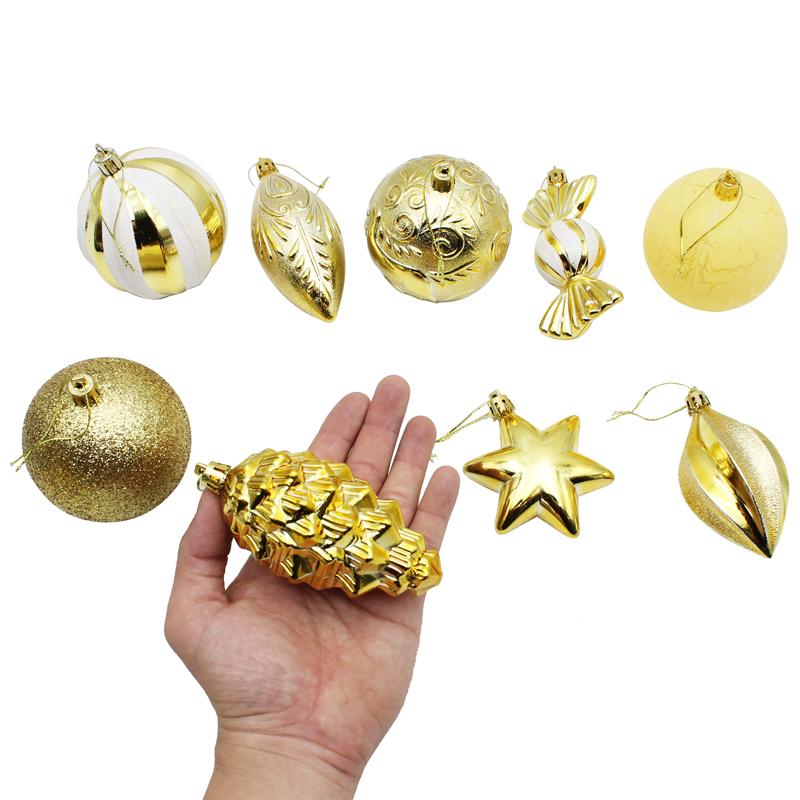 Hộp Trái Châu Trang Trí Giáng Sinh - LK03-L - Màu Vàng Gold