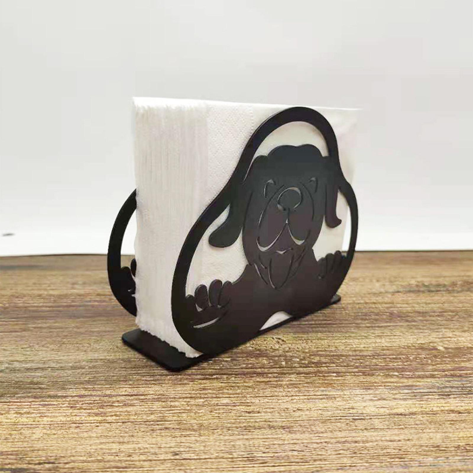Iron Napkin Holder Tabletop dining Decoration for kitchen cafe