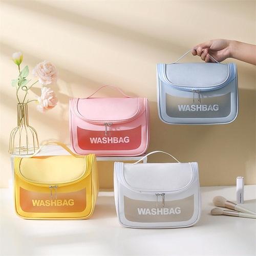 Túi Đựng Mỹ Phẩm Du Lịch Đựng Đồ Trang Điểm Sang Trọng Washbag Trong Suốt Chống Nước Tiện Dụng