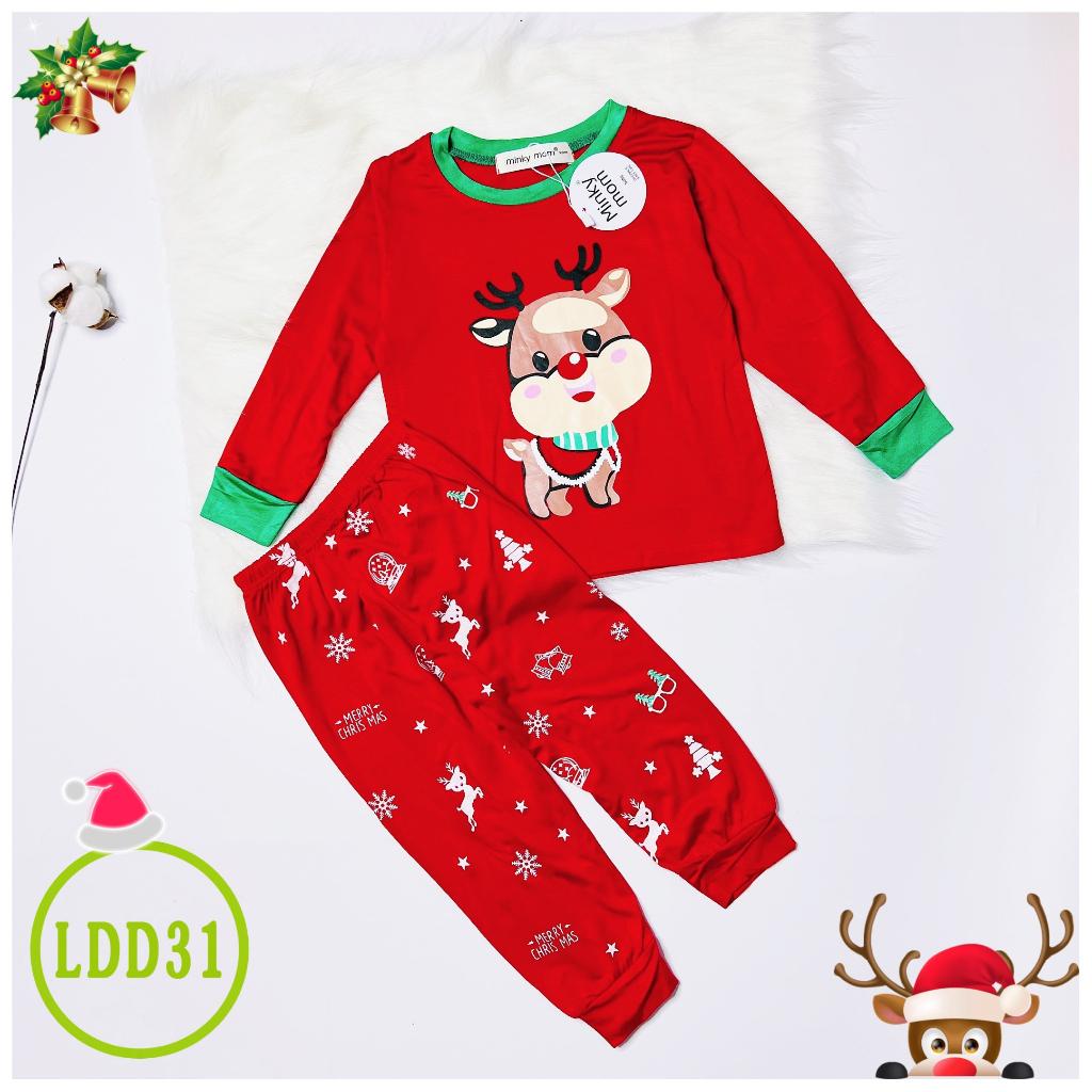 Bộ Dài Tay Cho Bé LDD31 Đồ Bộ Thun Lạnh Cao Cấp Mềm Mịn Thoáng Mát Hàng Chuẩn Loại 1 MINKY MOM Dễ Chịu, Thoải Mái Cho Bé