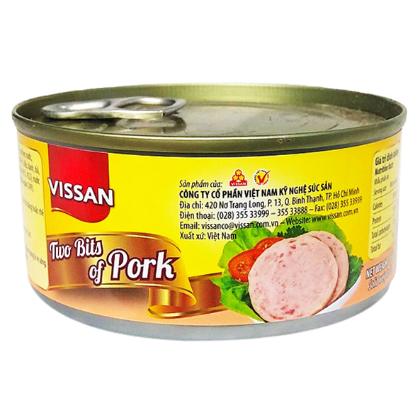 Combo 4 hộp Heo 2 Lát Vissan 150g