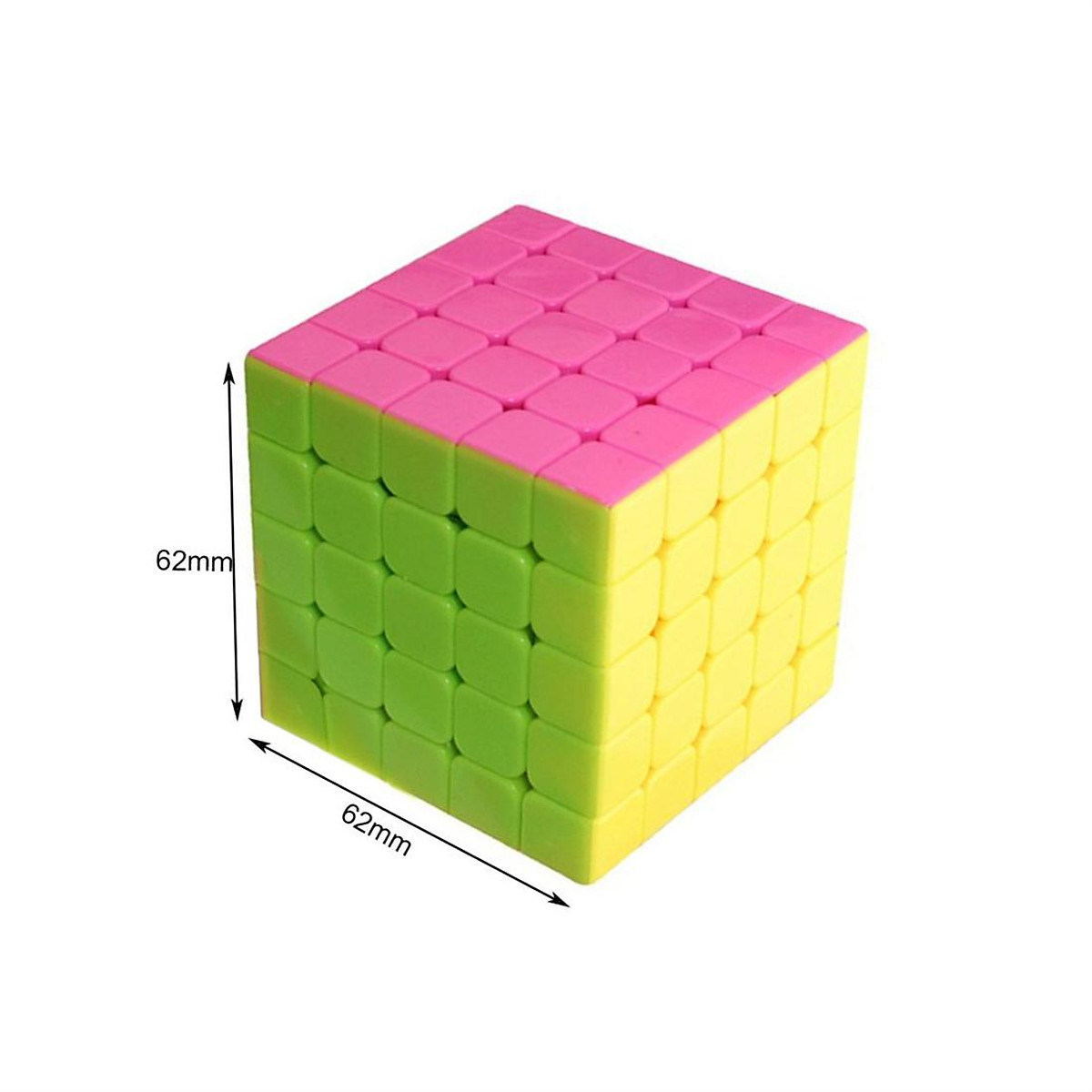 Đồ Chơi Rubik 5x5x5 Không Viền