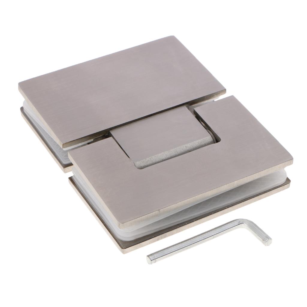 180 Degree Adjustable Glass Shower Hinges Tempered Glass Clamp Connector Shower Doors Hinges