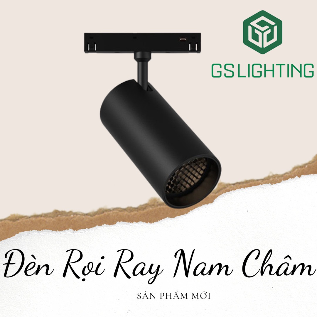 Đèn rọi ray nam châm Spotlight GSNCSP công suất 12W / 20W