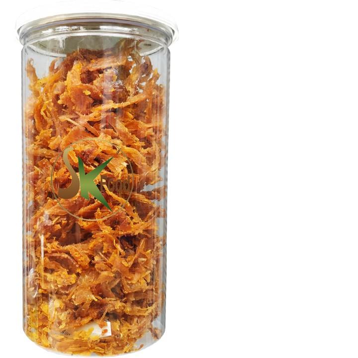 Mực xé tẩm gia vị siêu ngon - Hũ 200G hiệu SK FOOD