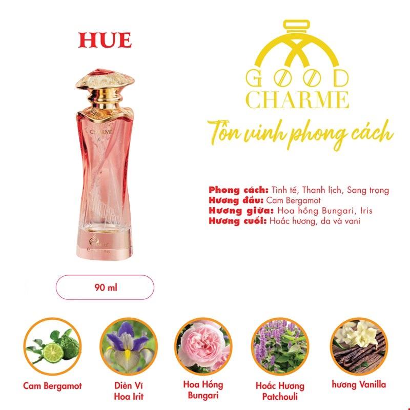 Nước hoa nữ cao cấp, Charme Hue, dịu dàng, thanh lịch và tinh tế, cho những cô nàng xứ Huế mộng mơ, 90ml