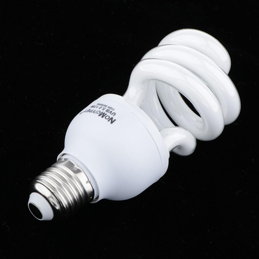 UVB Reptile Light Bulb Terrarium Amphibian Basking Lamp For Reptile