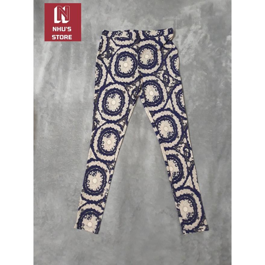 Quần Legging thun dành cho bạn nữ với nhiều họa tiết dùng để tập gym/yoga , co giãn 4 chiều thoải mái