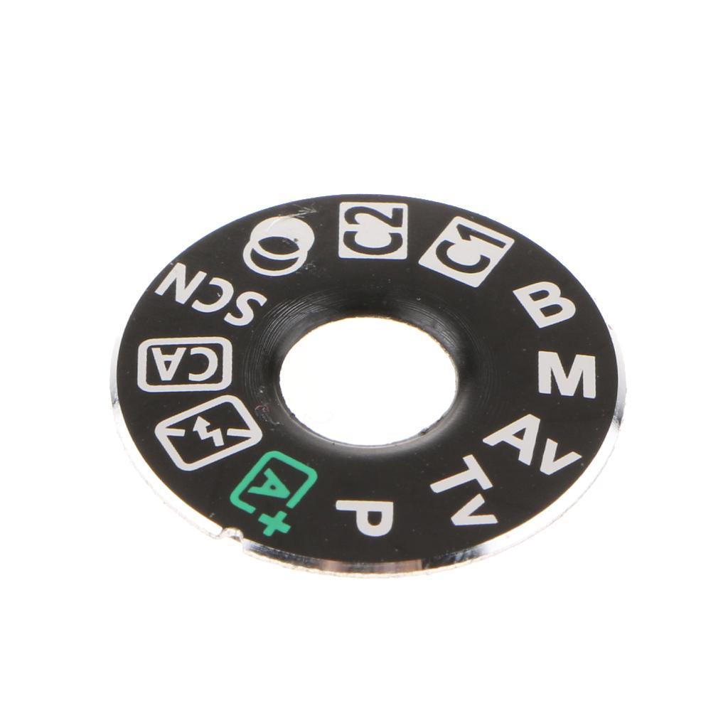 2x Top Cover Dial Mode Plate Interface Cap Repair Part for 80D/5D2