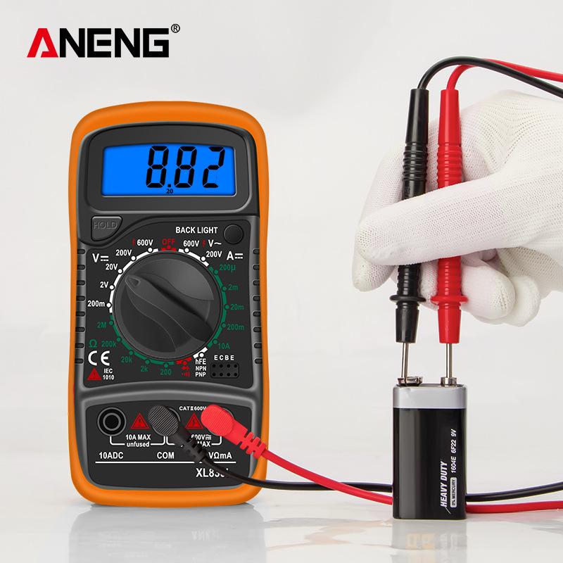 Đồng hồ vạn năng 830L Đồng hồ vạn năng kỹ thuật số cầm tay Đồng hồ vạn năng Đồng hồ vạn năng Bao bì hộp màu