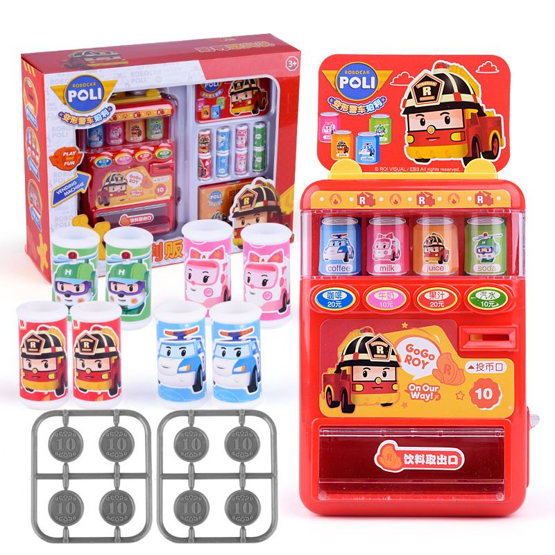 Máy bán nước tự động Poli_Màu đỏ