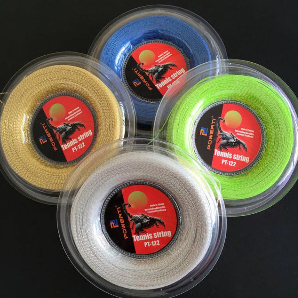 Tennis String Durable High Elastic Nylon Tennis Racquet String 200m 1.3mm