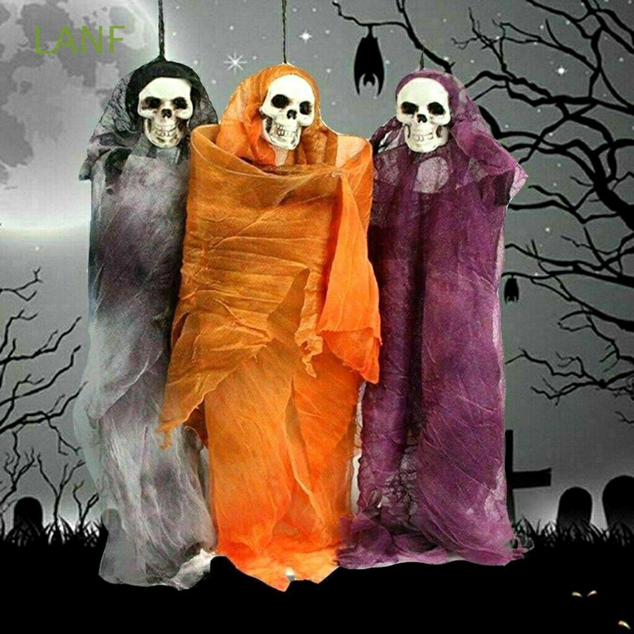 Combo 3 hình nộm trang trí Halloween