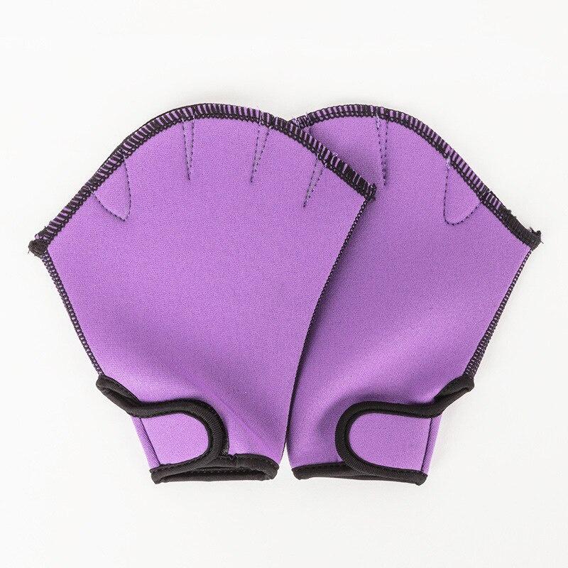 1Pair Aquatic Gloves Swimming Flipper Fin Swim Training Tools For Men Women Diving Surfing Pool Diving Gloves Size S M L