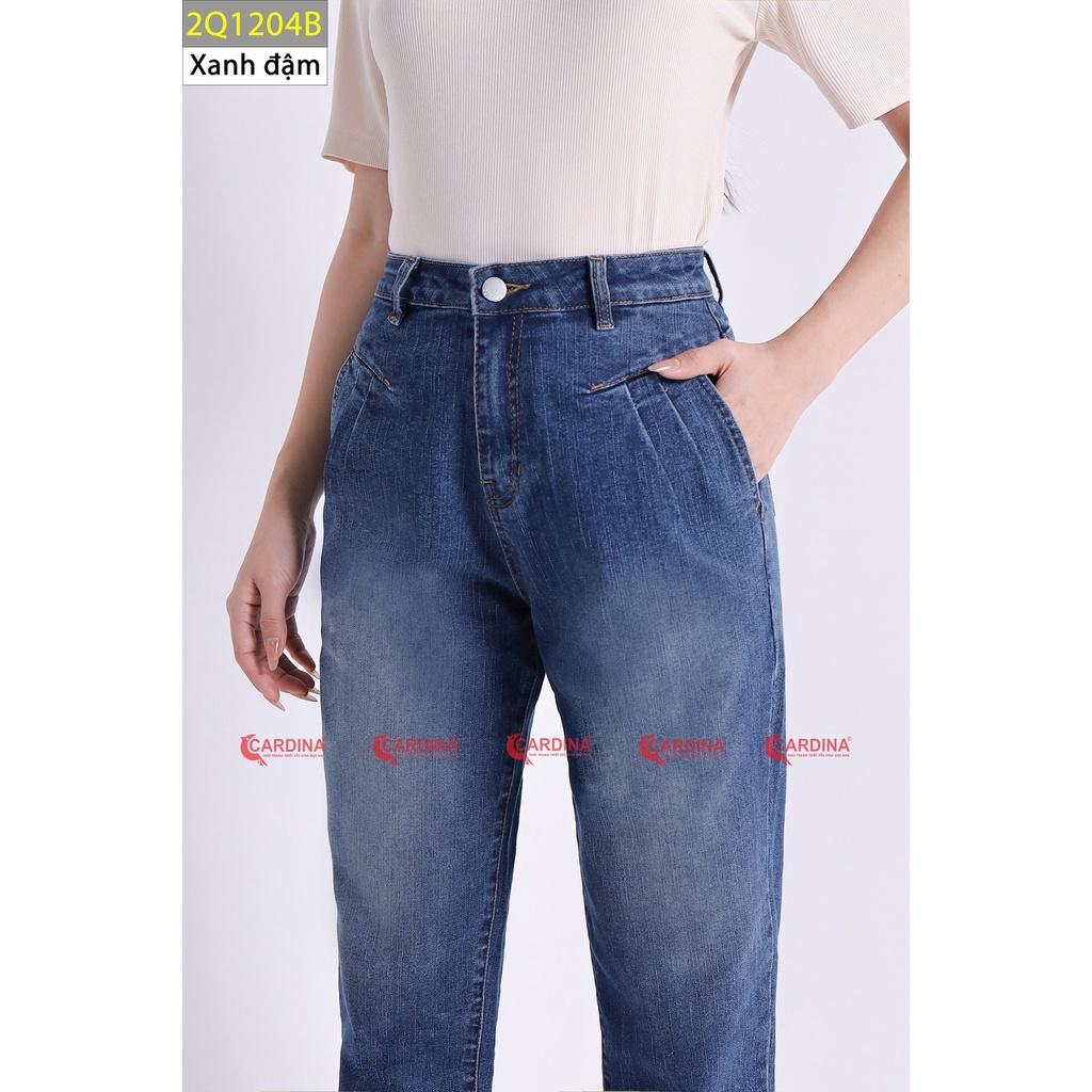 Quần Jeans Nữ  Cao Cấp Quần Bò Dáng Baggy Bắt Trend Siêu Hot 2Q12