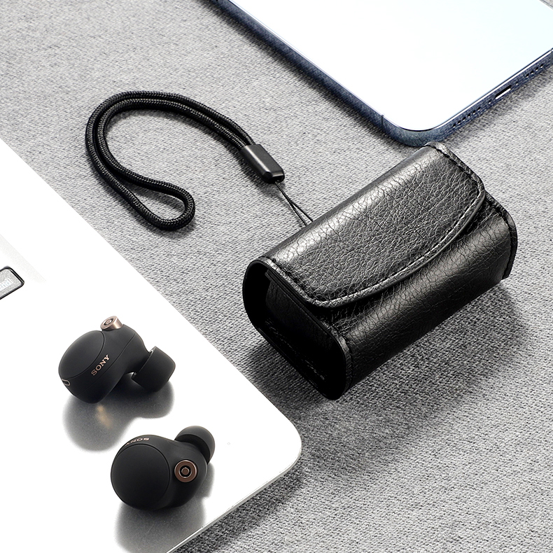 Bao Case Da cho Sony WF-1000XM4 Luxury - Hàng Chính Hãng
