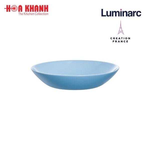Đĩa Sâu Thủy Tinh Luminarc Diwali Light Blue 20cm - bộ 6 đĩa - P2021