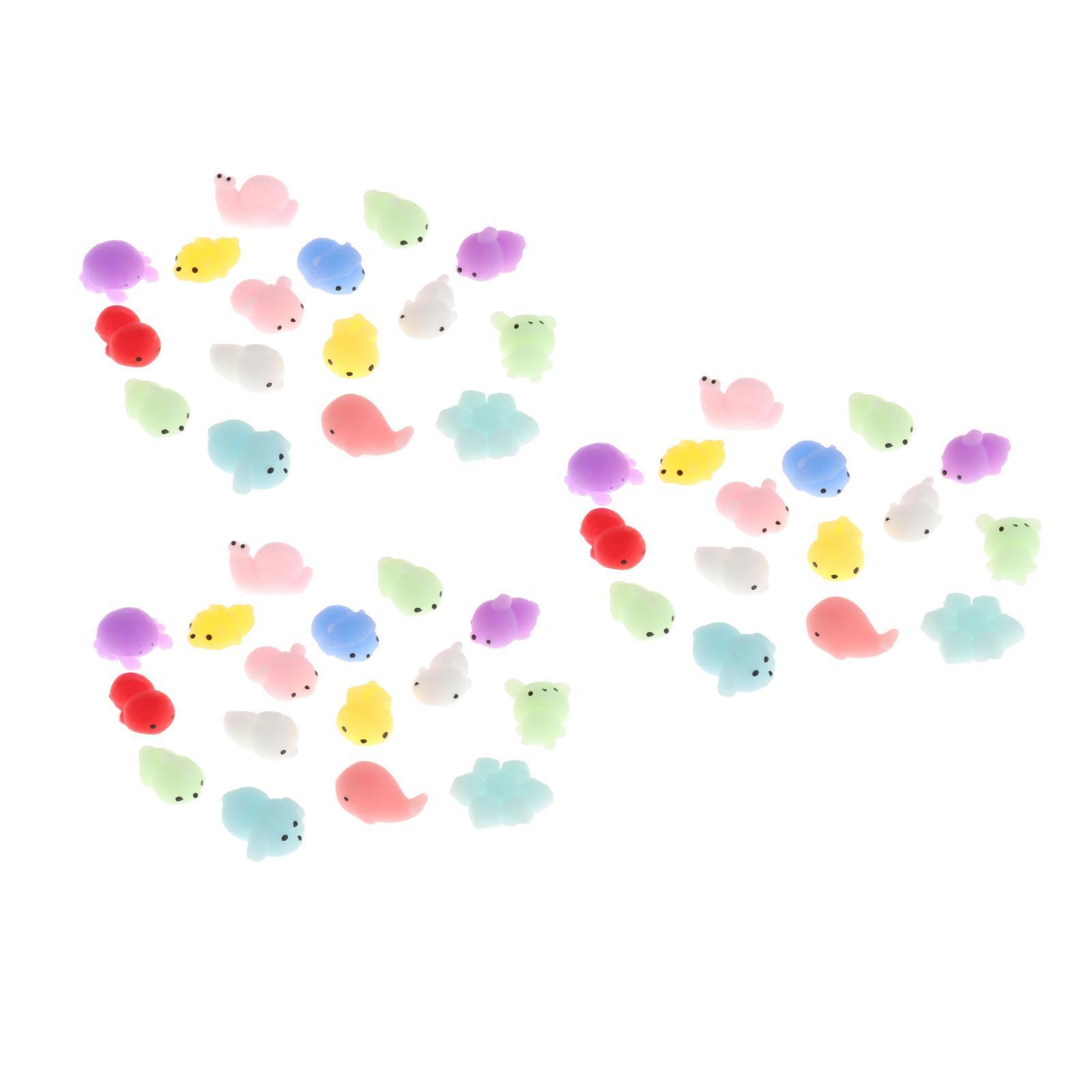 50Pcs Mini Squeezing Toys Sensory Toy Decoration Soft Interesting Relaxing Toy for Party Favors Birthday Gifts Easter Basket Stuffers Adults