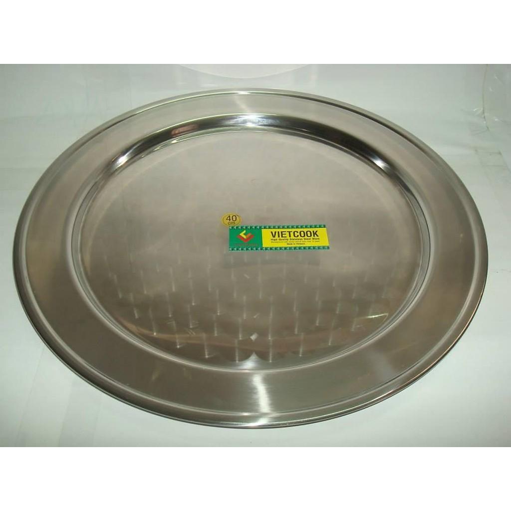 Mâm cơm inox 304 Vietcook cao cấp- đủ size